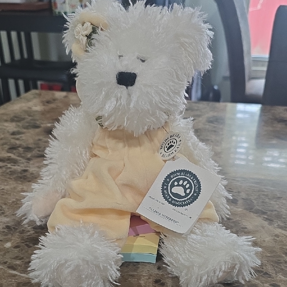 Boyds Bears Alissa Witebred Collectible Teddy.   EUC